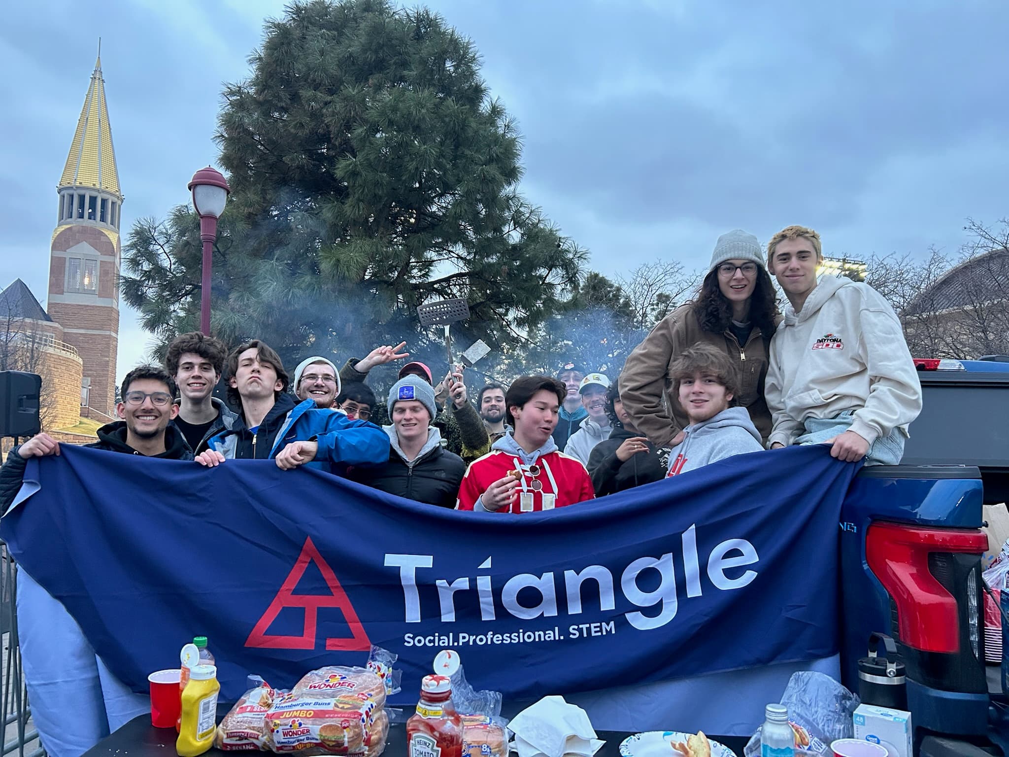 Triangle Fraternity DU Chapter Group Photo
